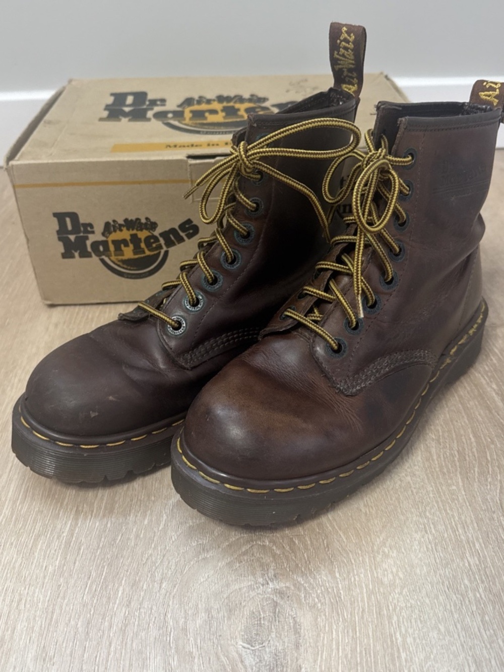 Vintage Dr. Martens Leather Boots – Made in England (Men’s 8 / Women’s 9)